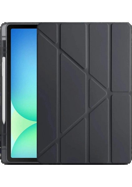 Ieg iPad Pro 13 (2024) Kılıf Kalemlikli Hugo Tablet Kılıfı - Siyah modelleri