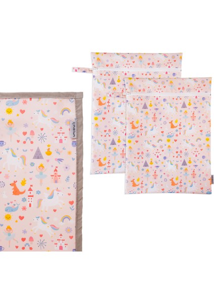 Unicorn Su Geçirmez Set (3 Çanta & 1 Örtü)