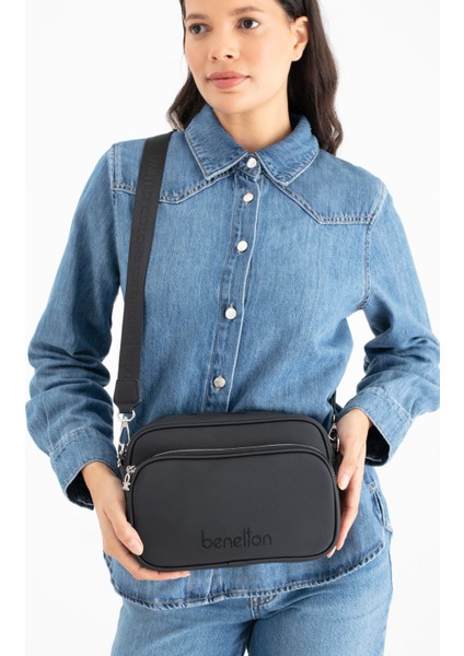 Benetton Kadın Çapraz Çanta Siyah BNT1653