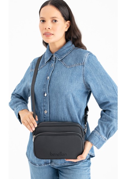 Benetton Kadın Çapraz Çanta Siyah BNT1653 fiyatları