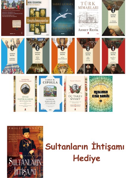 14 Kitaplık Tarih Seti + Sultanların Ihtişamı