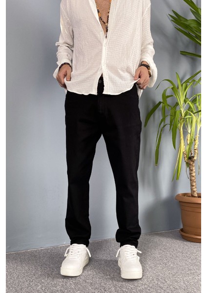 Siyah Boyfriend Jean - Kot Pantolon modelleri