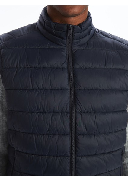 Yeni Sezon Standart Kalıp Dik Yaka Erkek Şişme Yelek fırsatları