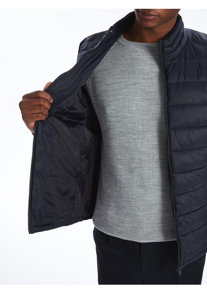 Yeni Sezon Standart Kalıp Dik Yaka Erkek Şişme Yelek indirimleri