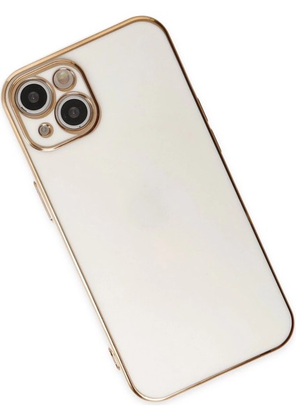 Iphone 14 Kılıf Volet Silikon - Beyaz modelleri