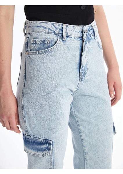 Kargo Cep Kar Yıkama Jeans Pantolon fırsatları