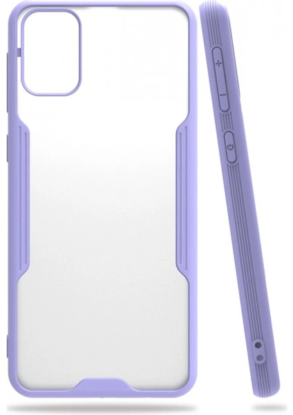 Samsung Galaxy M31 Kılıf Platin Silikon - Lila