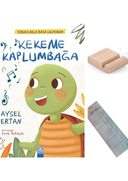 Kekeme Kaplumbağa / Aysel Ertan / 2. Sınıf / 6-7 Yaş Hikaye+Tablet Tutucu+Takip Ayracı