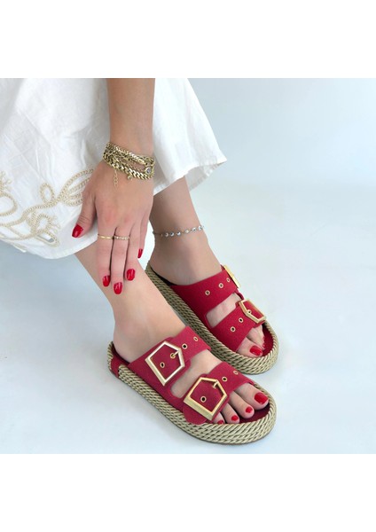 Nrtmsa Ices Kırmızı Nubuk Terlik (Numara: 36) fırsatları