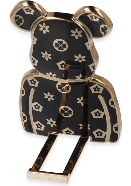 Astro Stand Ayıcık Desenli - Siyah