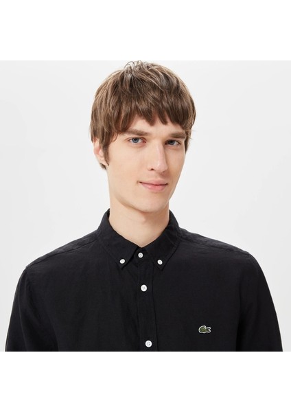 Slim Fit Erkek Keten Gömlek modelleri