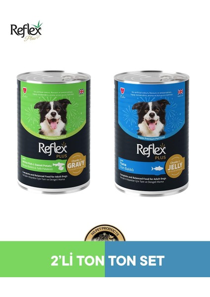 Plus Köpek Maması 2'li Tonton Set