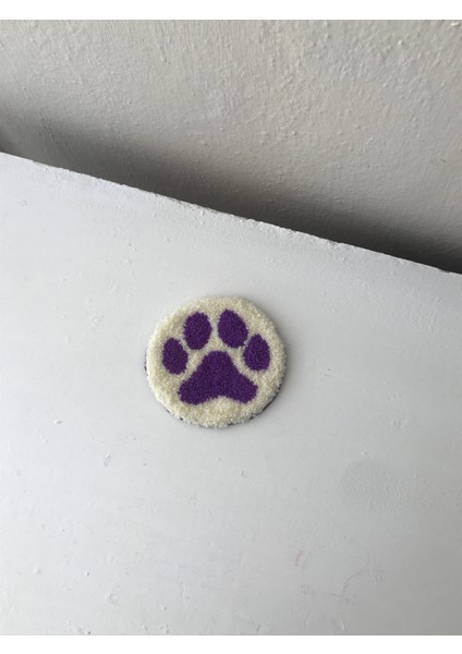 Dekoratif Mor Pati Punch Bardak Altlığı Sunumluk modelleri