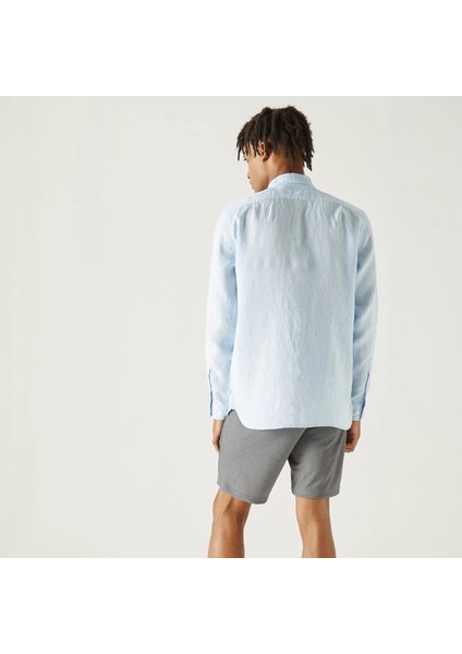 Slim Fit Erkek Keten Gömlek modelleri