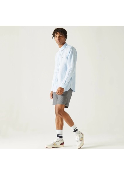 Slim Fit Erkek Keten Gömlek fırsatları