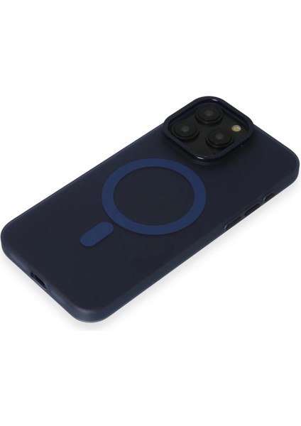 Iphone 15 Pro Max Kılıf Lodos Magneticsafe Mat Kapak - Mavi fırsatları