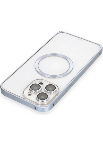 Nrtmsa Joko Iphone 13 Pro Max Kılıf Metal Bumper Magneticsafe Kapak - Sierra Blue fırsatları