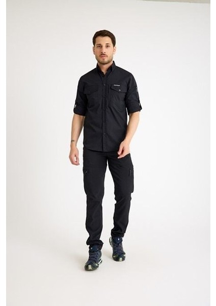 Q Steinbock Sithonia Erkek Outdoor Gömlek M - Siyah fiyatları