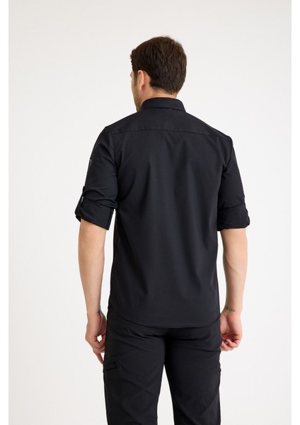 Q Steinbock Sithonia Erkek Outdoor Gömlek M - Siyah indirimleri