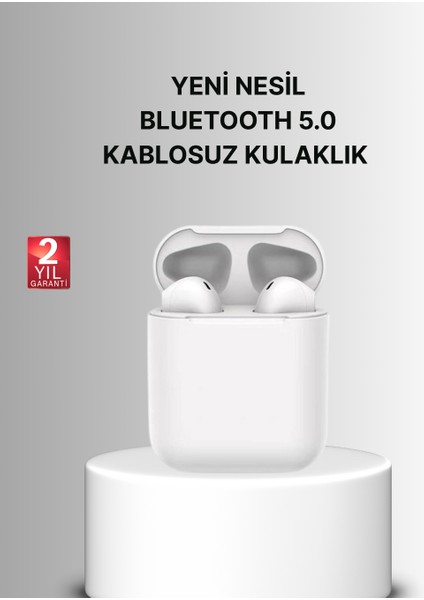 Nrtmsa Dokunmatik Kontrollü 2. Nesil Bluetooth 5.0 Uzun Pil Ömürlü Kulaklık