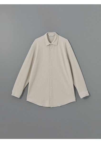 Yeni Sezon Rahat Kalıp Uzun Kollu Erkek Dokulu Gömlek indirimleri