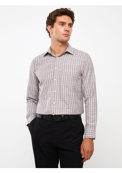 Yeni Sezon Regular Fit Uzun Kollu Gabardin Erkek Gömlek