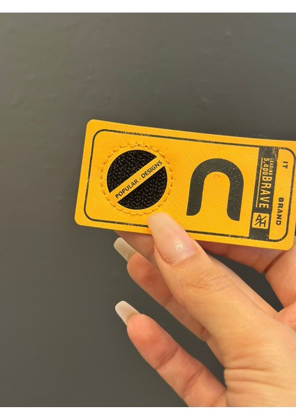 Neon Renk U Harfli Arma Dikiş Aksesuarı 8x4 cm modelleri