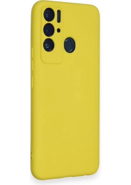 Tecno Pova Neo Kılıf Nano Içi Kadife Silikon - Sarı fiyatları