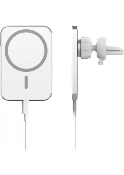 Kablosuz Şarj Aleti Magsafe Araç Içi Manyetik Şarj 15W Ios Uyumlu modelleri