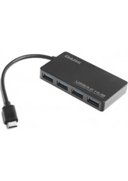 Connect Master U31X4, Usb3.1 Type-C To 4 Port Type-A Hub