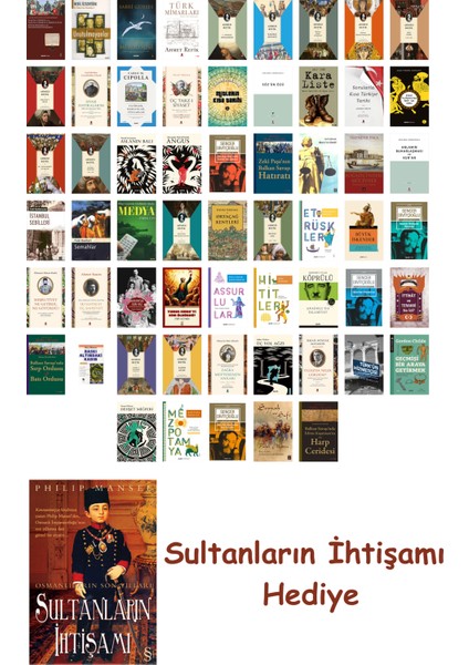 59 Kitaplık Tarih Seti + Sultanların Ihtişamı