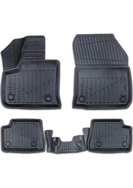 Fiat 600 Elektrikli Için Havuzlu Paspas, Yüksek Kenarlı, Esnek, Araca Özel, Kokusuz, Oto Paspas