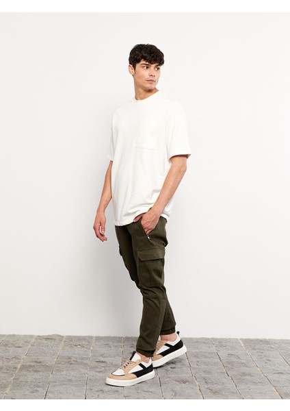 Yeni Sezon Slim Fit Gabardin Erkek Kargo Pantolon fiyatları