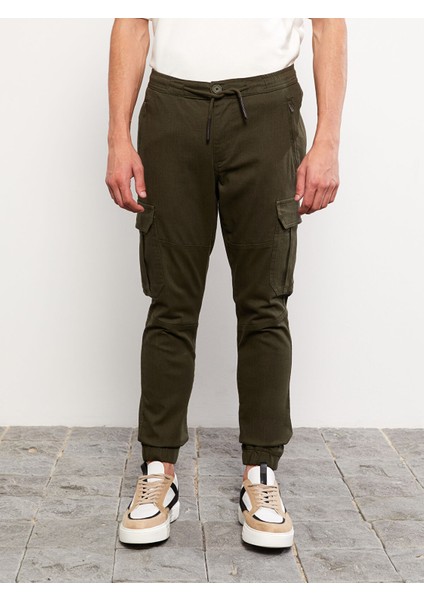 Yeni Sezon Slim Fit Gabardin Erkek Kargo Pantolon modelleri