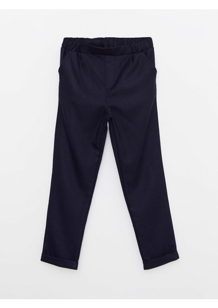 Yeni Sezon Beli Lastikli Kız Çocuk Okul Pantolonu