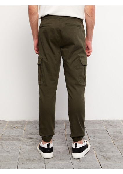 Yeni Sezon Slim Fit Gabardin Erkek Kargo Pantolon fırsatları