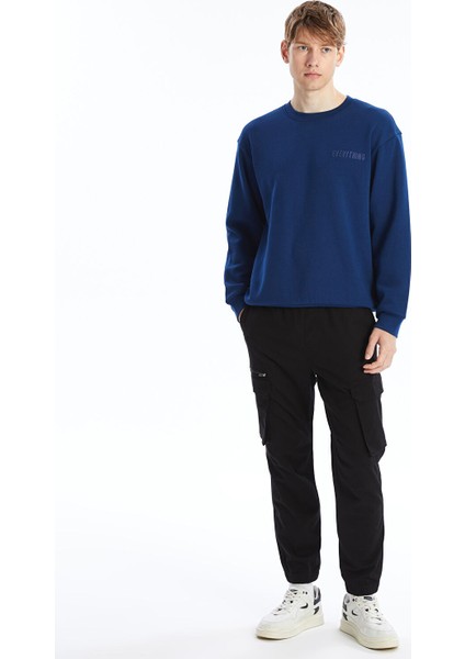 Yeni Sezon Bisiklet Yaka Baskılı Erkek Kalın Sweatshirt fiyatları