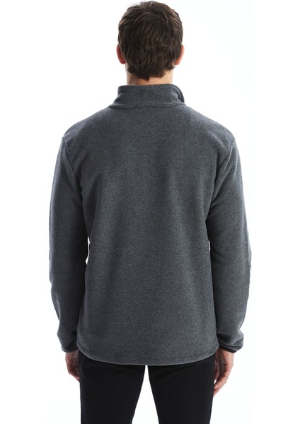 Yeni Sezon Dik Yaka Uzun Kollu Polar Erkek Kalın Sweatshirt fırsatları