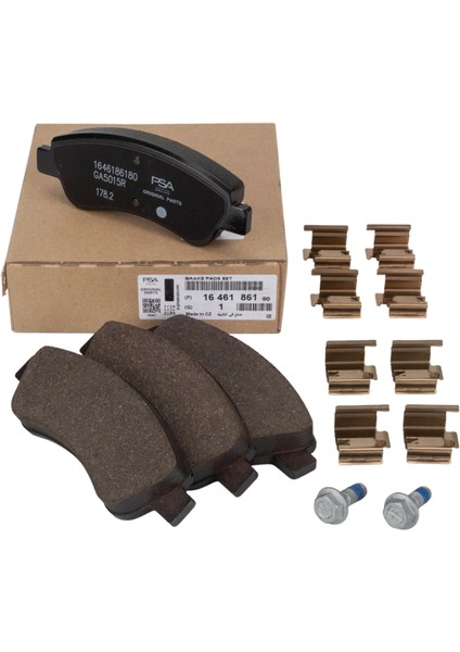 Ön Fren Balatası 425475 / Berlingo C2 C3 C4 Celysee Xsara 206 301 Partner (Boxer Jumper Arka)