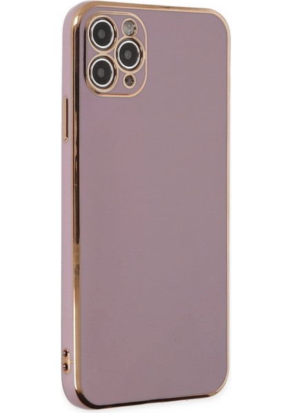 Iphone 11 Pro Max Kılıf Volet Silikon - Mor