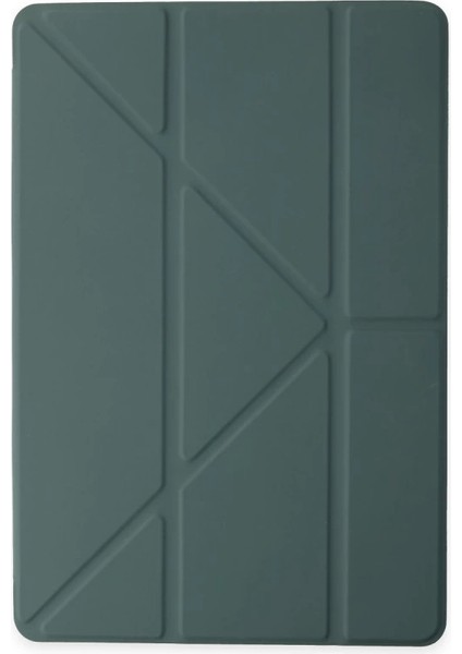 Samsung Galaxy T737 Tab S7 Fe 12.4 Kılıf Kalemlikli Mars Tablet Kılıfı - Koyu Yeşil modelleri