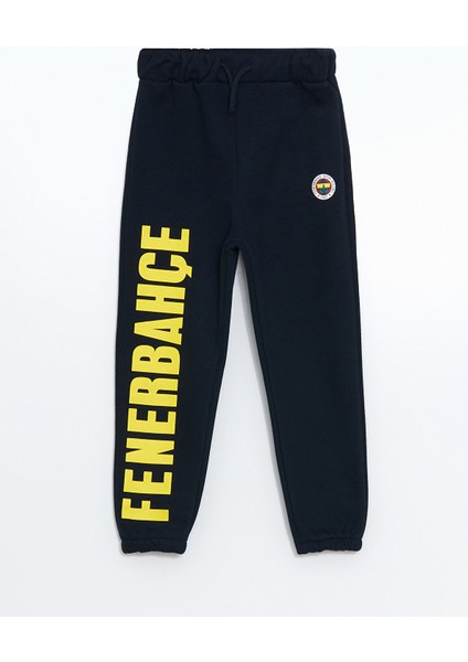Yeni Sezon Beli Lastikli Fenerbahçe Baskılı Erkek Bebek Jogger Eşofman Altı