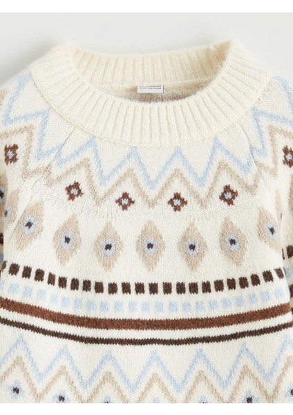 Yeni Sezon Bisiklet Yaka Desenli Kız Çocuk Triko Kazak fiyatları