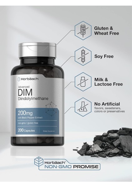 Horbäach Dım Diindolylmethane Women And Men 200MG 200 Caps fiyatları