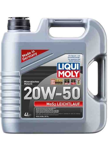 Mos2 Leichtlauf 20W50 4 Litre 2025