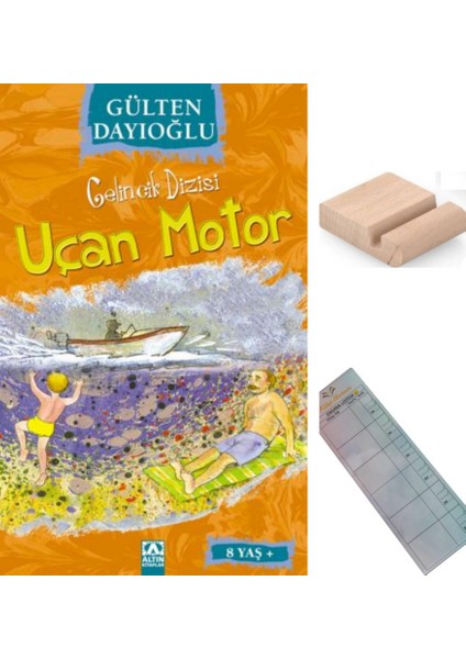 Uçan Motor / Gelincik Dizisi / Gülten Dayıoğlu / 3. Sınıf / 8-9 Yaş Hikaye+Tablet Tutucu