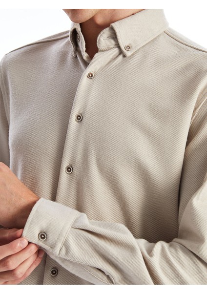 Yeni Sezon Slim Fit Uzun Kollu Erkek Gömlek modelleri