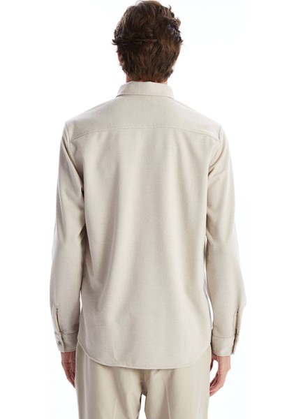 Yeni Sezon Slim Fit Uzun Kollu Erkek Gömlek fırsatları