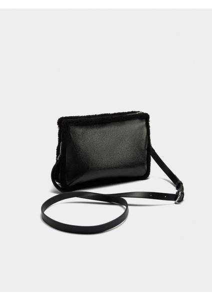 Kürk Efekt Kenarlı Çapraz Çanta modelleri