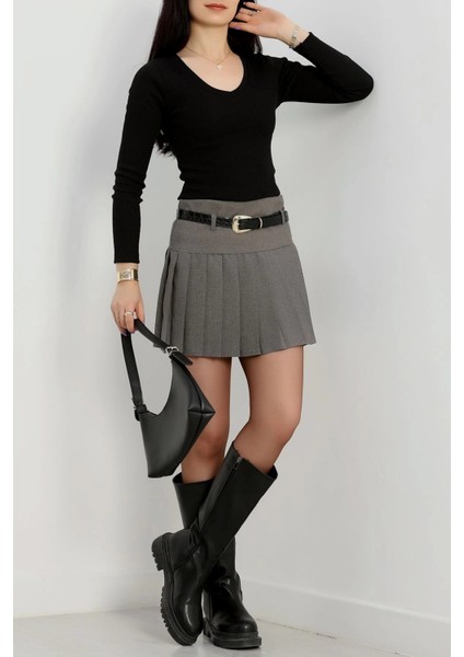 Lvsqvr V Yaka Kaşkorse Bluz Siyah A3699 (Beden: L) fiyatları